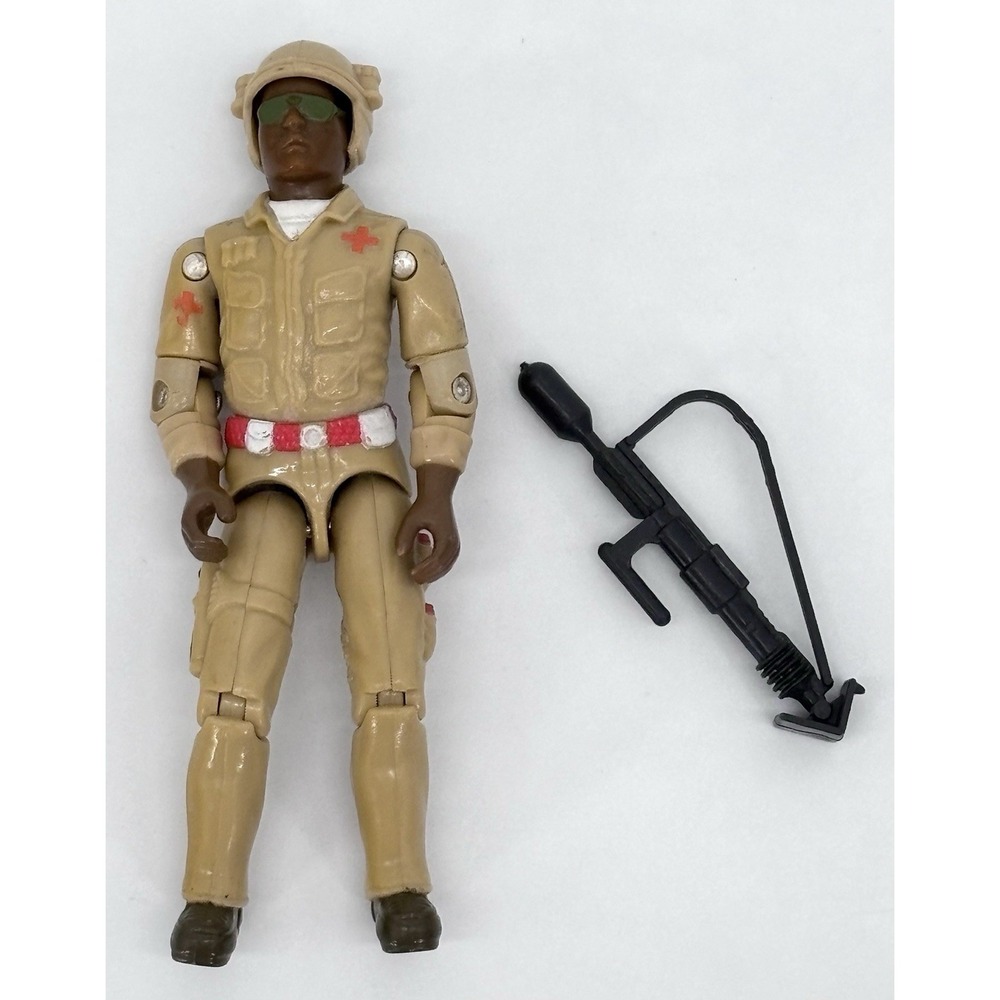 1983 GI Joe ARAH Doc Medic Figure Flare Launcher Near Complete Vintage Hasbro